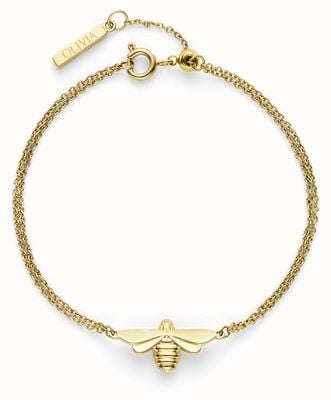 Olivia Burton Signature Honey Bee Gold Plated Bracelet 24100477
