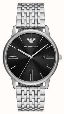 Emporio Armani Men's (42mm) Black Dial / Stainless Steel Bracelet AR11600