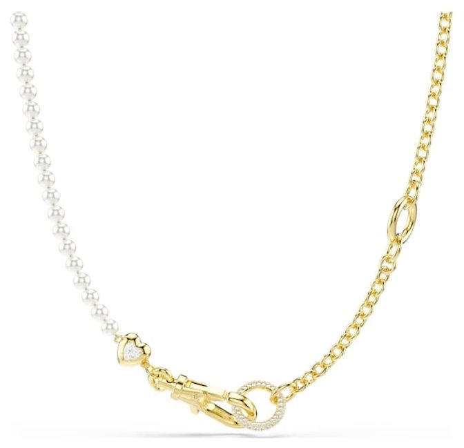 Swarovski 5742961 Idyllia Necklace, Crystal Pearl, White, Jewellery