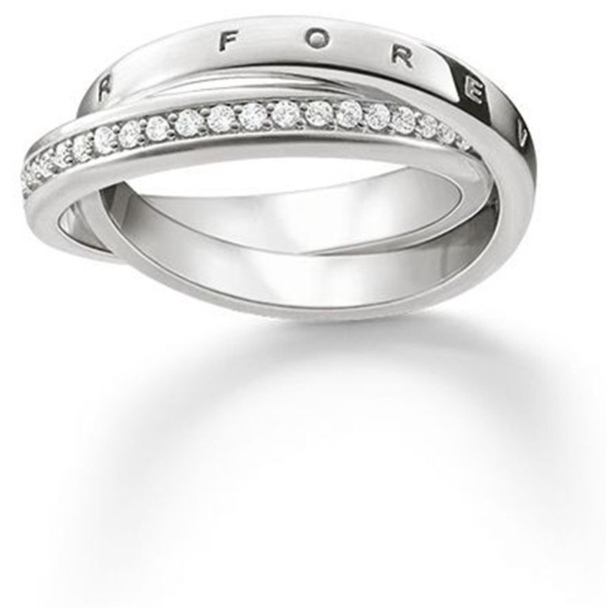 Thomas Sabo TR2099-051-14-56 Ring White 925 Sterling Silver Jewellery