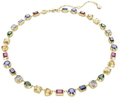 Swarovski Imber Necklace Mixed Cuts Multicoloured Gold-Tone Plated 5662915