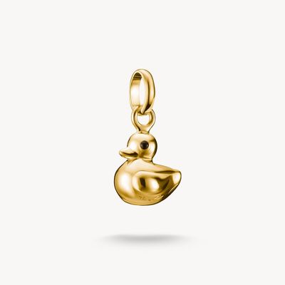 Thomas Sabo Charm Pendant Duck Connect Gold-plated CC1244-427-39