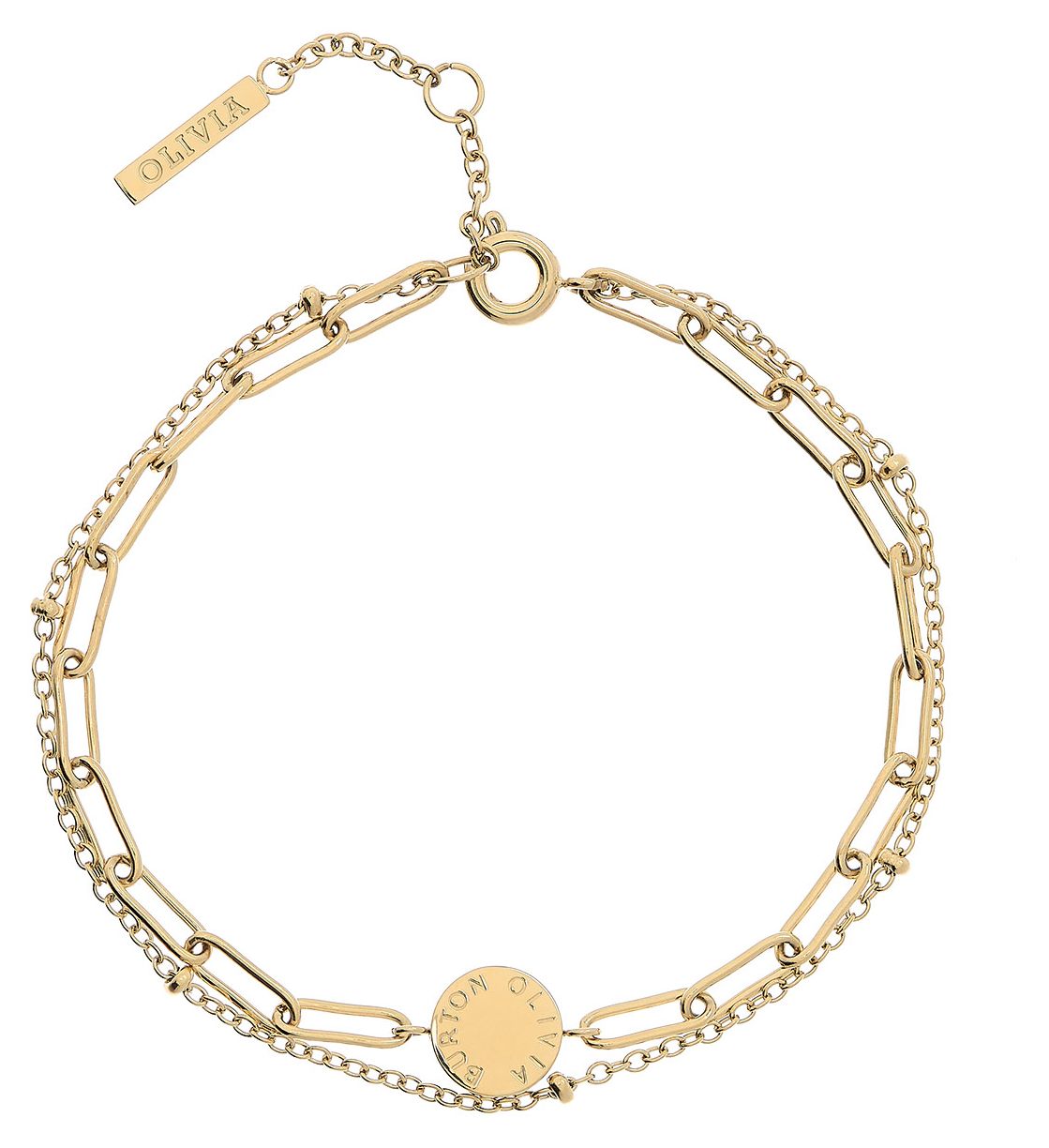 Olivia Burton 24100066 Classic Illusion Gold-Tone Stacking Jewellery
