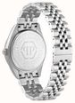 Philipp Plein DATE SUPERLATIVE Quartz (34mm) Blue Sandstone Dial / Stainless Steel Bracelet PWYFA1426 - alternate view 2