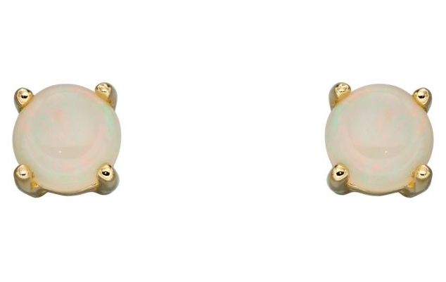 Elements Gold GE2335 9ct Yellow Gold Opal October Birthstone Jewellery