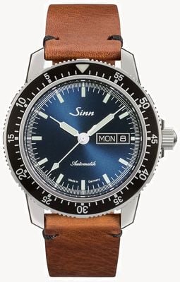 Sinn 104 St Sa I B | Vintage Brown Leather Strap 104.013 VINTAGE BROWN LEATHER