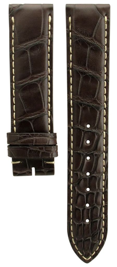 LONGINES L682119977 Matt Brown Alligator Strap Only 19mm/no Watch