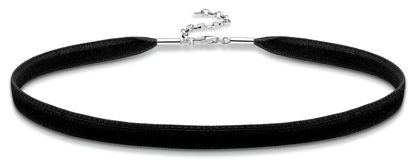 Thomas Sabo KE1728-331-11-L36V Sterling Silver Black Velvet Jewellery