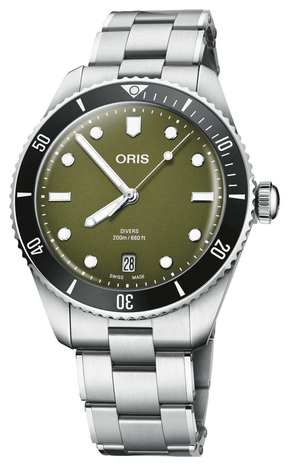 ORIS 01 733 7795 4057-SET Divers Date Automatic (39mm) Olive Watch