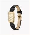 Fossil Raquel 23 mm Three-Hand Date Black Leather Fossil Watch ES5505 - alternate view 3