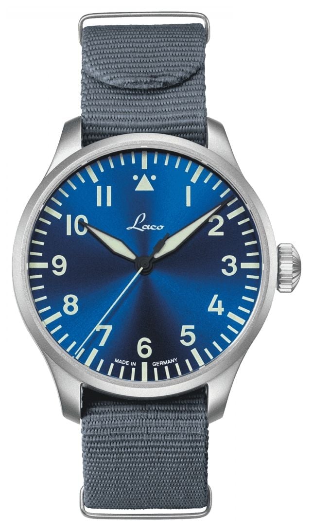 Laco 862100 Augsburg Blaue Stunde Automatic (42mm) Blue Watch