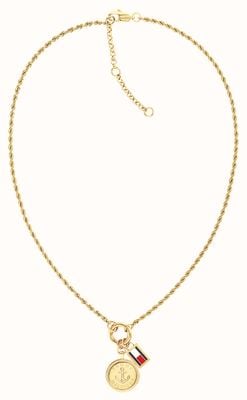 Tommy Hilfiger Nautical Charm Gold-Tone Necklace 2781029