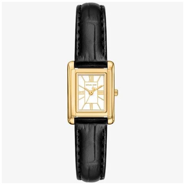 Michael Kors MK7692 Women's Petite Essex Gold-Tone Crocodile Watch