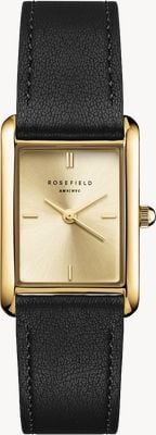 Rosefield Heirloom (23.5mm) Champagne Dial / Black Leather Strap HCBLG-H07
