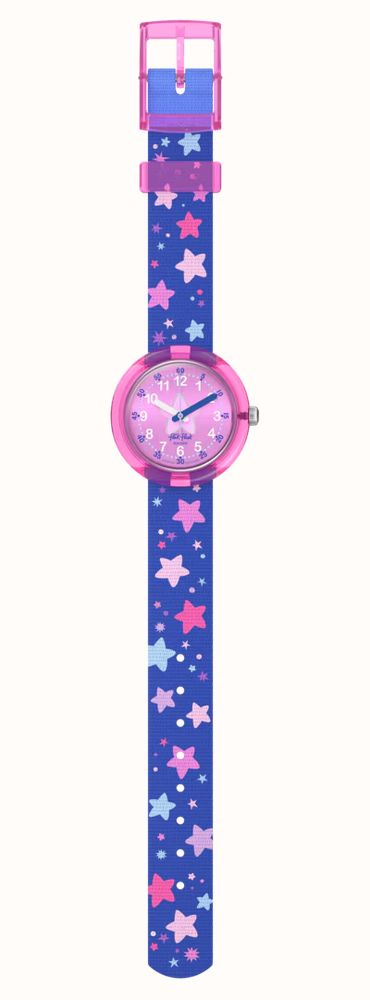 Flik Flak Children's Girls Pink and Purple To The Stars Themed Quartz FPNP190 - alternate view 3