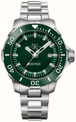 Ball Watch Company DeepQUEST Ceramic Green Bezel and Dial DM3002A-S4CJ-GR