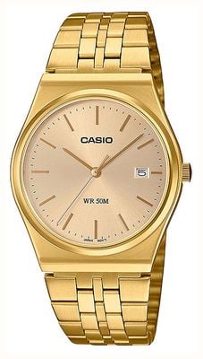 Casio VINTAGE MTP Collection (35mm) Gold Dial / Gold-Tone Stainless Steel Bracelet MTP-B145G-9AVEF