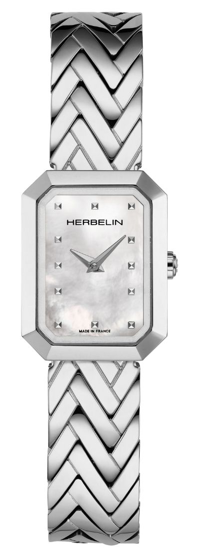 Herbelin 17446B19 Women's OctogÃ´ne (20.4mm) Mother-of-Pearl Watch