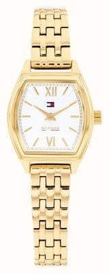 Tommy Hilfiger NORAH Two-hand Quartz (21.5mm) White Dial / Gold PVD Stainless Steel Bracelet 1782870