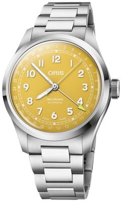 ORIS Big Crown Pointer Date Automatic (40mm) Yellow Dial / Stainless Steel Bracelet 01 754 7798 4069-07 8 20 06