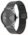 Calvin Klein Exceptional Quartz (37mm) Grey CK Dial / Grey PVD Stainless Steel Mesh Bracelet 25200606 - alternate view 3