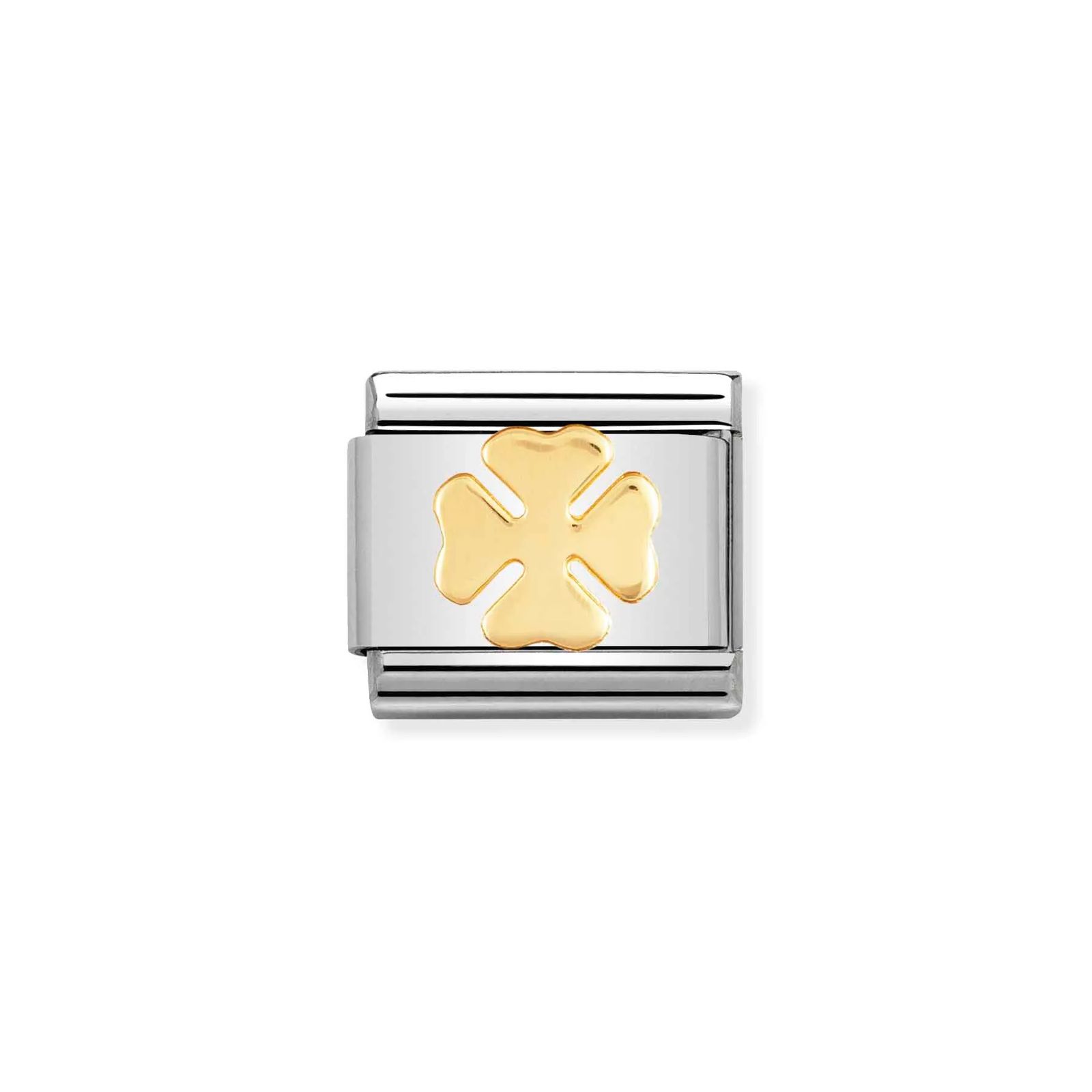 Nomination 030115/06 Classic Four-Leaf Clover Steel Charm Jewellery