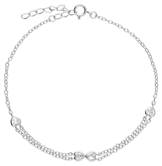 CME Leicester Limited H6991/S Sterling Silver Mini Heart And Jewellery