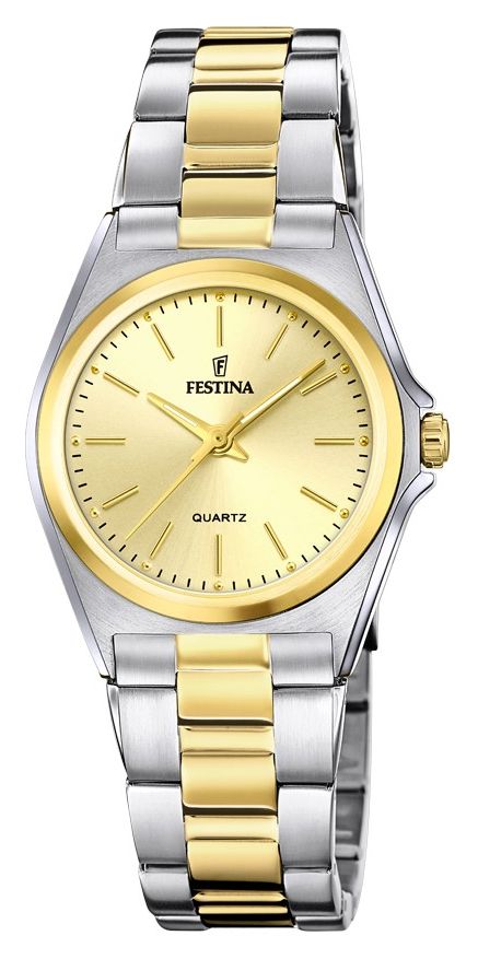 Festina F20556/3 Women's | Gold Dial | Two Tone Bracelet Watch
