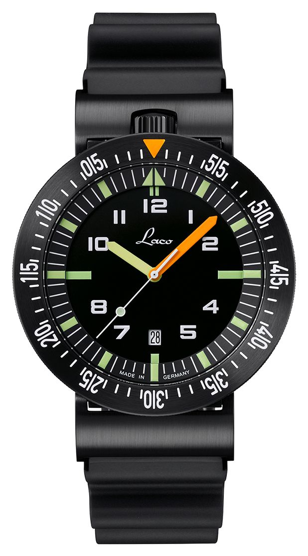 Laco 861632.3 Atacama.3 Automatic (46mm) Matte Black Dial / Watch