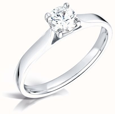 Certified Diamond 0.41ct H SI1 GIA Diamond Engagement Ring FCD28378