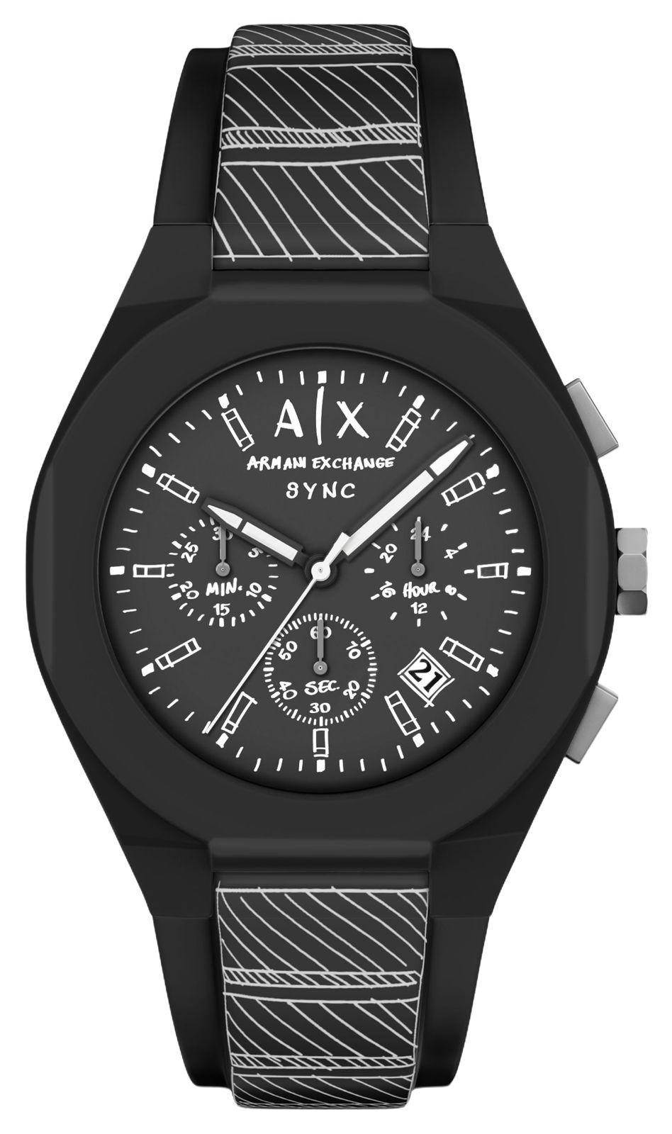Armani Exchange AX4174 Quartz Chronograph (44mm) Black Watch