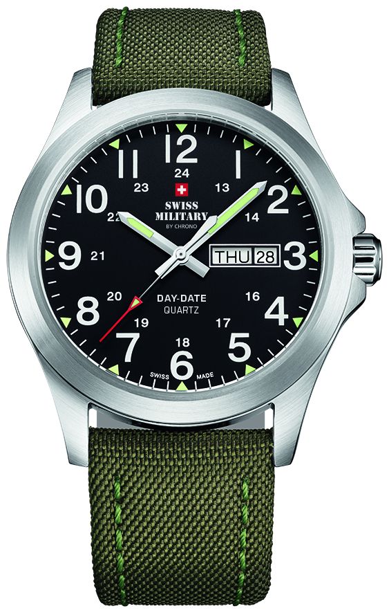 Swiss Military by Chrono SMP36040.05 Men’s Day-Date (42mm) Watch