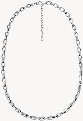 Diesel Metamorph Silver Coloured Necklace DX1582040