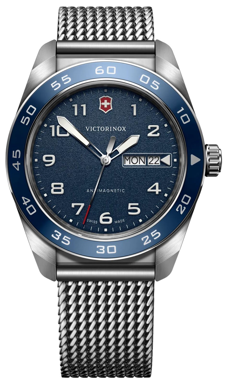 Victorinox 242042 Swiss Army Quartz (42mm) Blue Dial / Watch