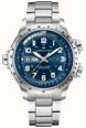 Hamilton Khaki Aviation X-Wind Day-Date Automatic (45mm) Blue Dial / Stainless Steel Bracelet H77765141