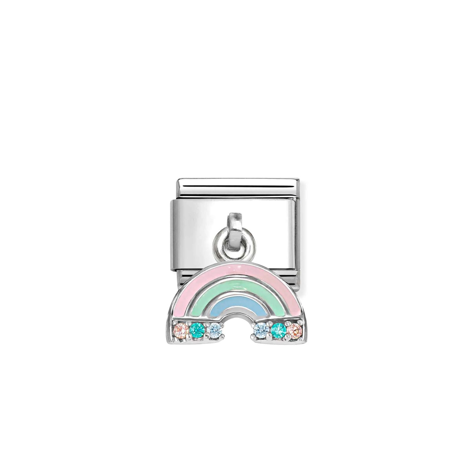 Nomination 331815/17 Classic Rainbow Cubic Zirconia Enamel Jewellery
