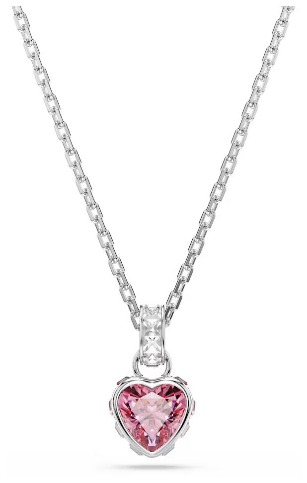 Swarovski 5757789 Chroma pendant, Mixed cuts, Pink, Rhodium Jewellery