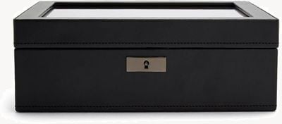 WOLF Axis 8 Piece Watch Box - Black 488003