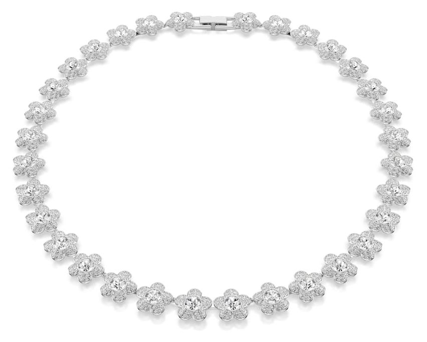 Swarovski 5749179 x Ariana Grande Flower Round-Cut Rhodium- Jewellery