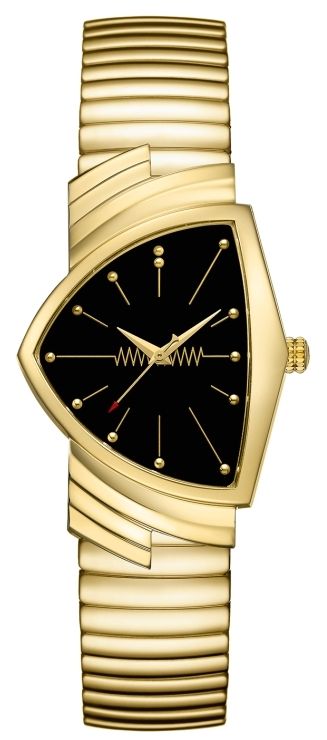 Hamilton H24301131 Ventura Flex Quartz (32mm) Black Dial / Watch