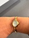 Customer picture of Rosefield Bangle Size S (19mm) Mother-of-Pearl Dial / Gold-Plated Stainless Steel Bangle Watch STWGSG-ST04