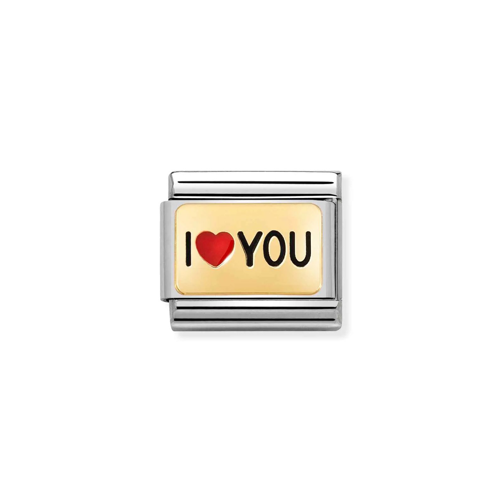 Nomination 030284/52 Classic PLATES Steel Enamel And 18k Jewellery