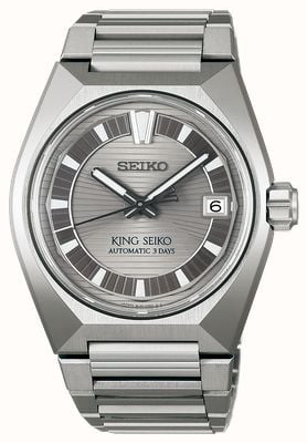 Seiko King Seiko VANAC 'Tokyo Highway' Automatic (41mm) Silvertone Dial / Titanium Bracelet HKF002J1