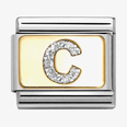 Nomination Classic Letter C Glitter Charm 030291/03