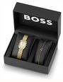 BOSS Mae Petite Gold Plated Bracelet Whole Dial Watch And Bracelet Gift Set 1570203 - alternate view 5