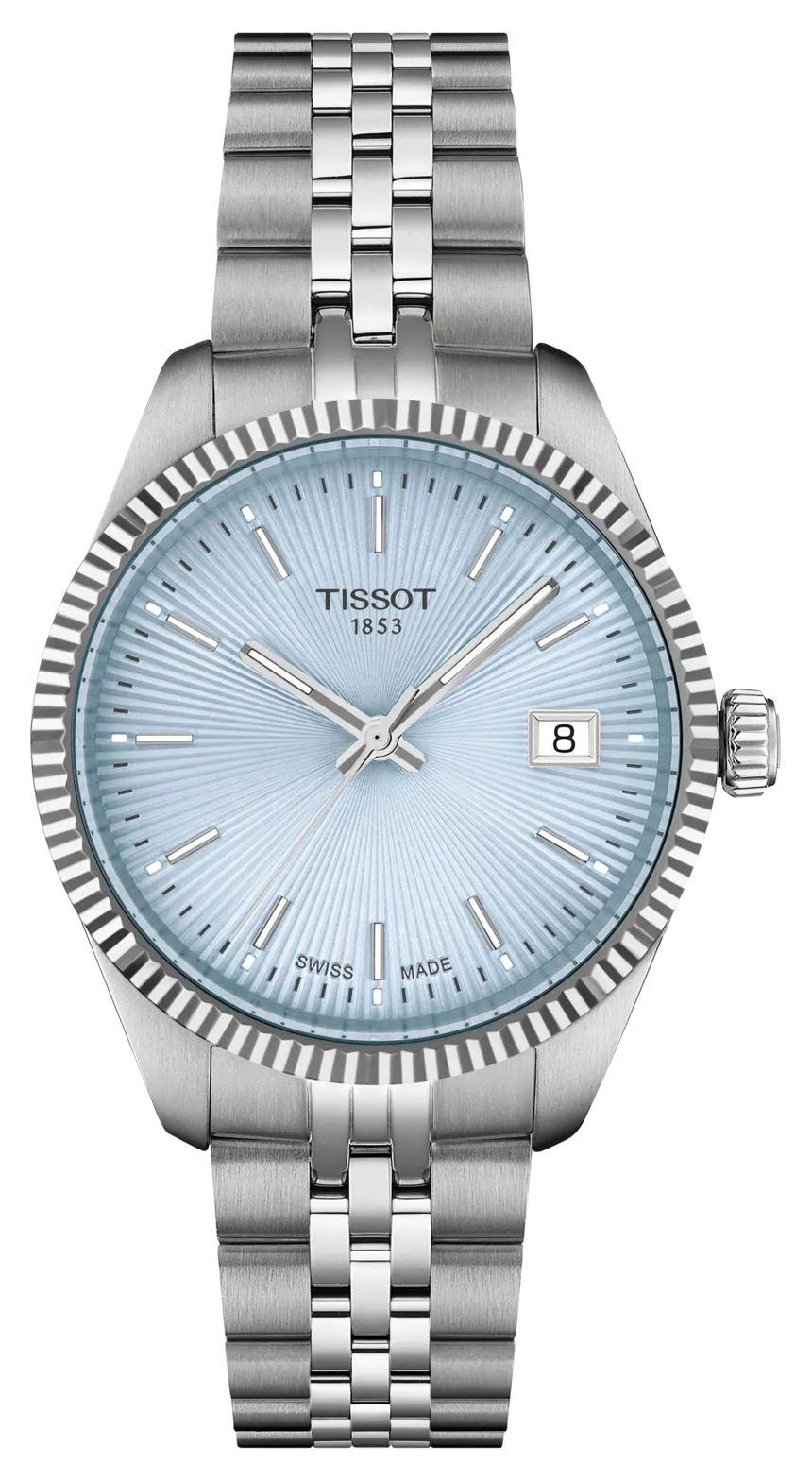 Tissot T1562101135100 Women’s Ballade (34mm) Light Blue Dial Watch