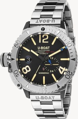 U-Boat Sommerso Automatic (46mm) Black Dial / Stainless Steel Bracelet 9007/A/MT