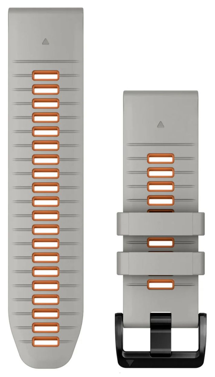 Garmin 010-13281-02 QuickFit® 26 Strap Only Fog Grey/Ember Watch