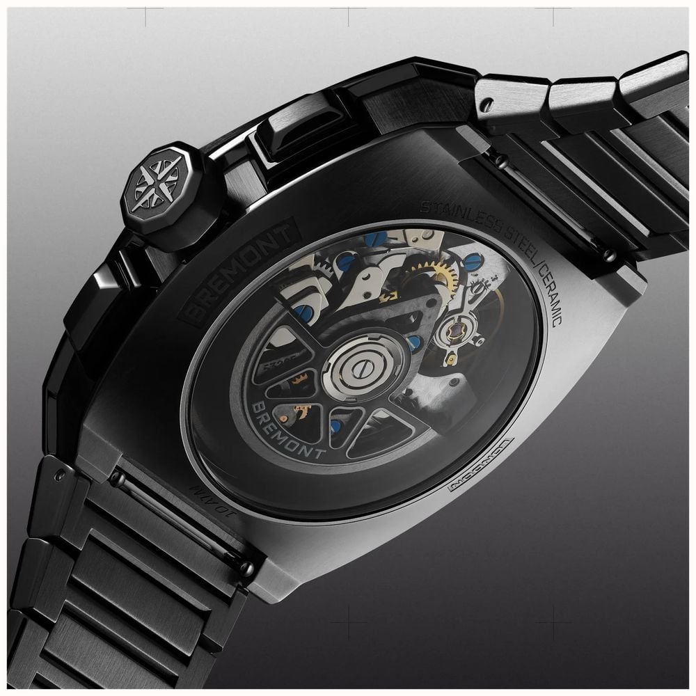 Bremont Supernova Chronograph Automatic (41mm) Black Galvanic Metal Dial / Stainless Steel Bracelet SN41-CHR-SS-BK-B - alternate view 4