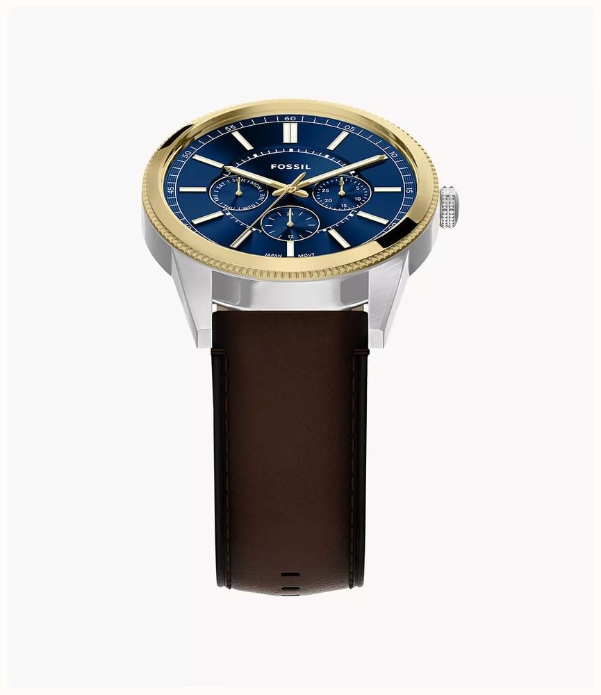 Fossil Pearson 42 mm Multifunction Brown Leather FS6195 - alternate view 3